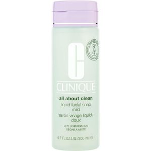 CLINIQUE by Clinique for WOMEN - All About Clean Liquid Facial Soap Mild  --200ml/6.7oz