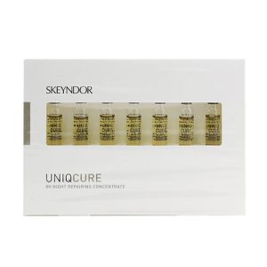 Skeyndor by Skeyndor for WOMEN - Uniqcure 8H Night Repairing Concentrate (For Damaged Skin & With Signs Of Ageing)  --7x2ml/0.068oz