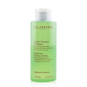 Clarins by Clarins for WOMEN - Purifying Toning Lotion with Meadowsweet & Saffron Flower Extracts - Combination to Oily Skin --400ml/13.5oz