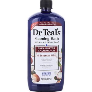 Dr. Teal's by Dr. Teal's for UNISEX - Foaming Bath with Pure Epsom Salt Shea Butter & Almond --1000ml/34oz