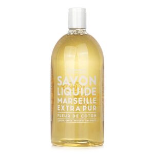 Compagnie de Provence by Compagnie de Provence for WOMEN - Liquid Marseille Soap Cotton Flower Refill --1000ml/33.8oz