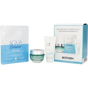 Biotherm by BIOTHERM for WOMEN - Aquasource Hyalu Plump Set: Aquasource Hyalu Plump Gel 50ml + Body Lotion 50ml + Aqua Bounce Flash Mask --3pcs