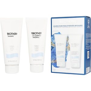Biotherm by BIOTHERM for WOMEN - Biomains Anti-Drying Hand Treatment & Anti-Drying Body Milk Duo Pack --2x100ml/3.38oz