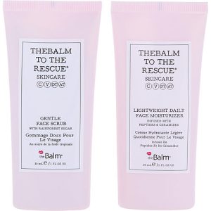 TheBalm by TheBalm for WOMEN - TheBalm To The Rescue Skin Serenity Duo Kit: Gentle Face Scrub 30ml + Lightweight Daily Face Moisturizer 30ml --2pcs