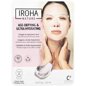 Iroha Nature by Iroha Nature for WOMEN - Face & Neck Sheet Mask - Collagen --30ml/1.05oz