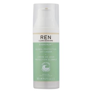 Ren by Ren for WOMEN - Evercalm Sensitive Skin Heroes Trio: Gentle Cleansing Milk 50ml + Global Protection Day Cream 50ml + Overnight Recovery Balm 15ml --3pcs